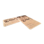 Набор ковриков д/ванной Shahintex Vintage  60*100+60*50 бисквитный (01)