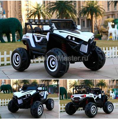 Детский электромобиль "XJL-588" белый