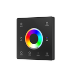 Настенный пульт дистанционного управления RGB+CCT,  1 канал,  зона охвата 30 метров,  цвет черный