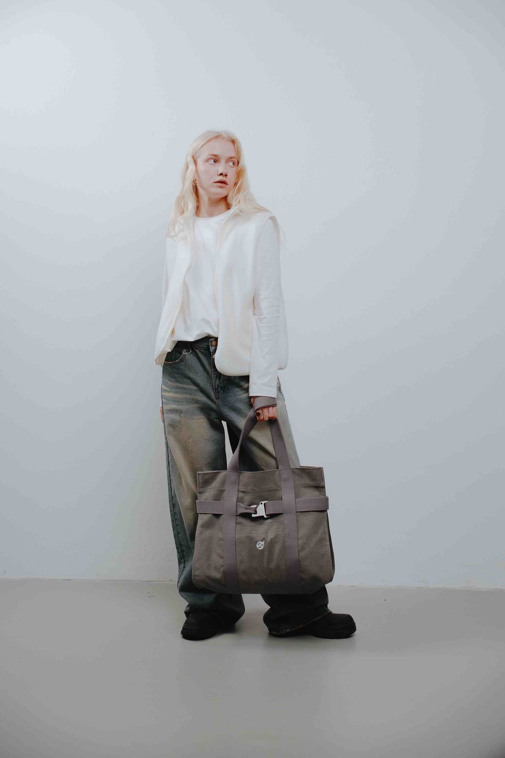 Сумка Imean Omega Bag Камень серая