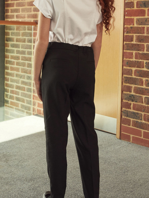 Брюки школьные узкие для девочки Next 901-316, Черный