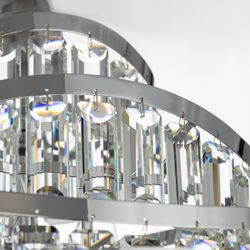 Citilux NAIAD CL315191 Люстра хрустальная подвесная Хром