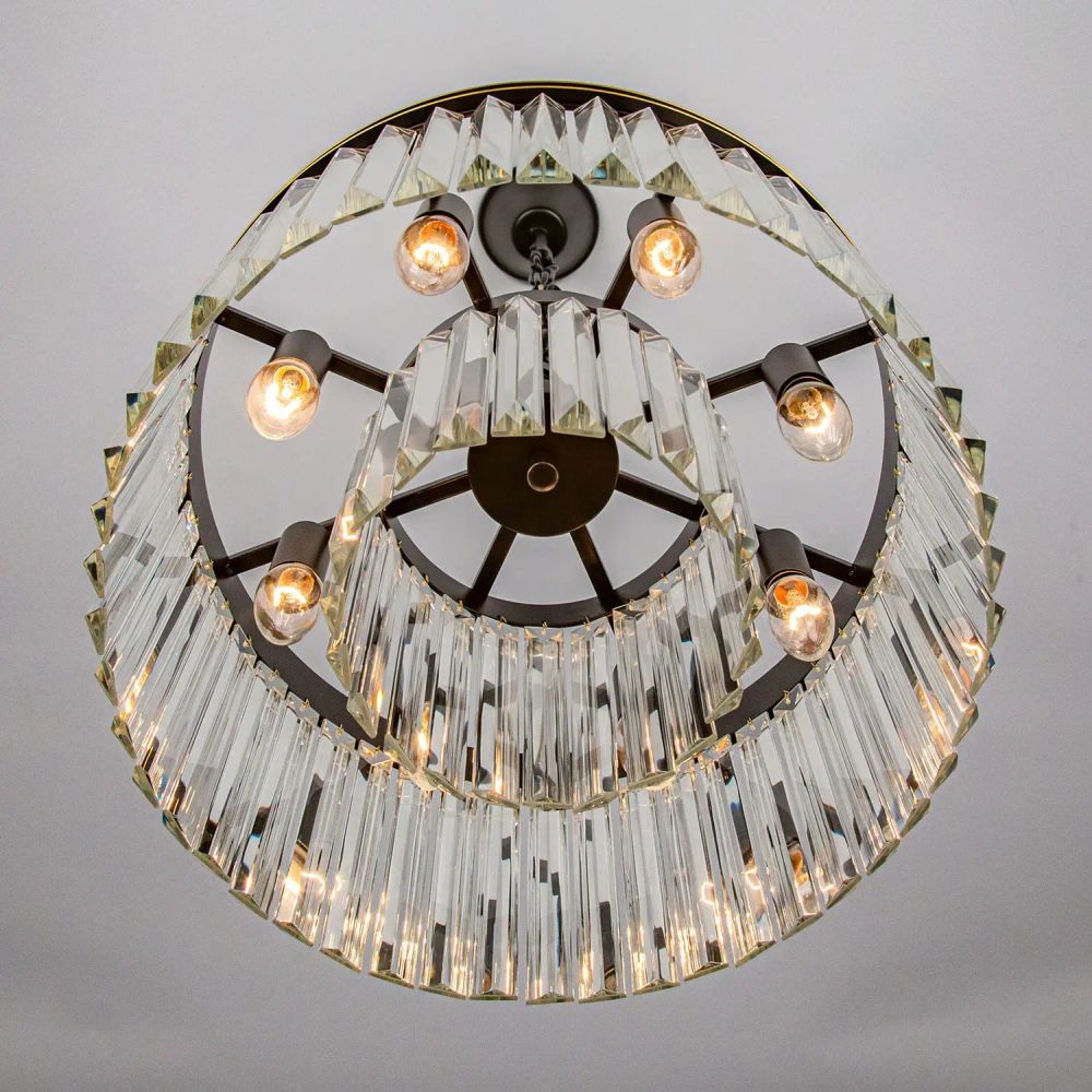 Citilux Мартин CL332081 Люстра хрустальная подвесная Прозрачная