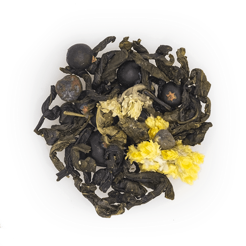 Зелёный чай с добавками