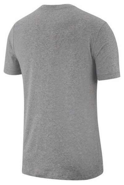 Мужская теннисная футболка Nike Solid Dri-Fit Crew - carbon heather/black