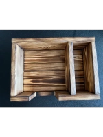 Салфетница деревянная лофт