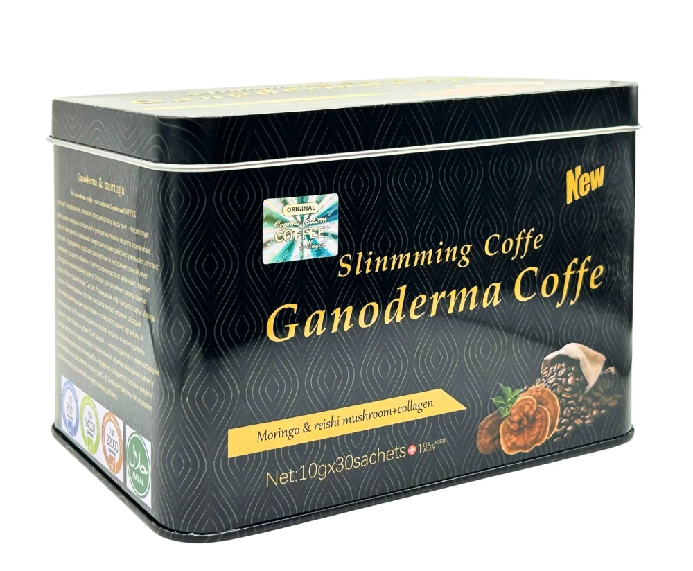Жиросжигатель Ганодерма кофе для похудения растворимый в пакетиках