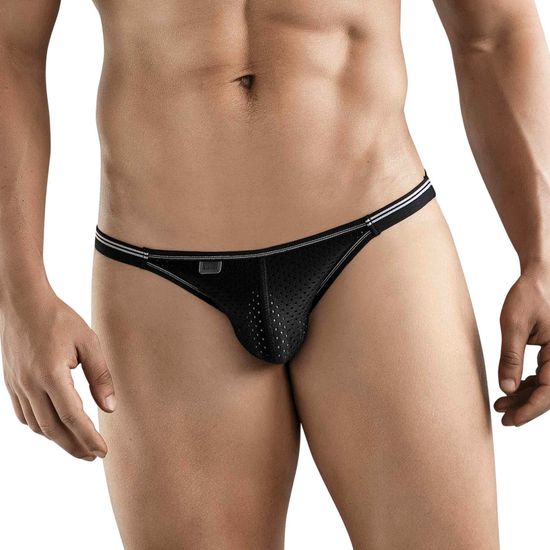 Мужские трусы слипы черные Clever Moda ESENCIAL BRIEF SLIP 177011