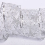 Гирлянда для дома ЛЕНТА ДЕКОРАТИВНАЯ «Звездное сияние» 2,0 м, 6 см, 20 ламп LED (на батарейках), Серебро (подсветка белый)