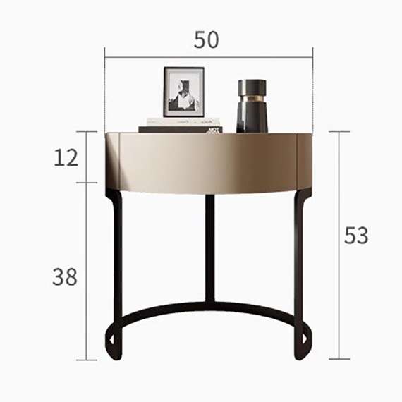 Тумба прикроватная 4647, слоновая кость