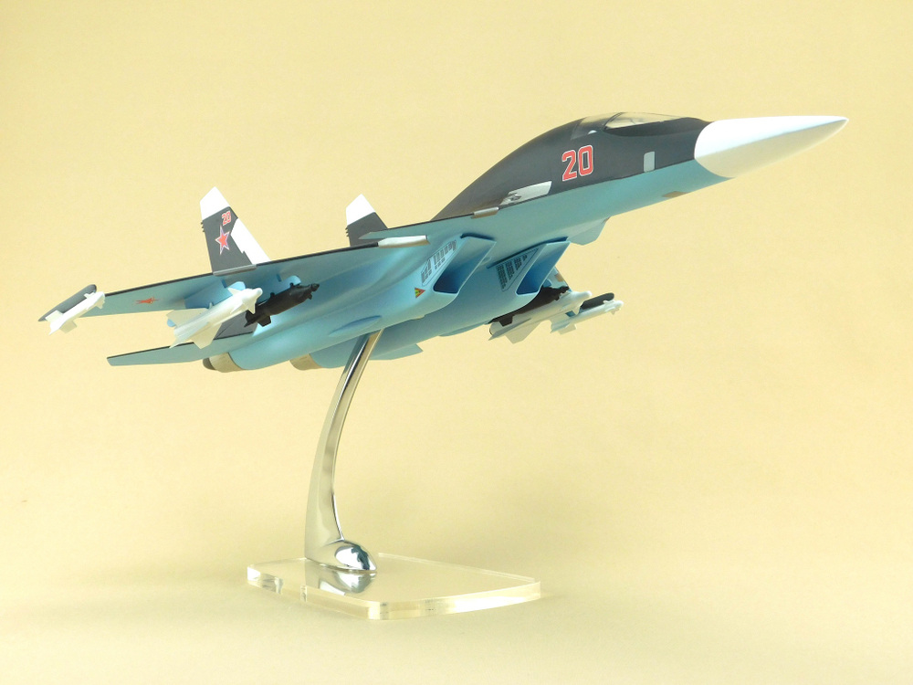 Модель Самолета Су-34 (М1:48, ВВС России, RF-95004, 20, Графит)