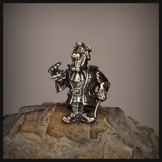 Темлячная бусина "Доктор" для ножей , латунь