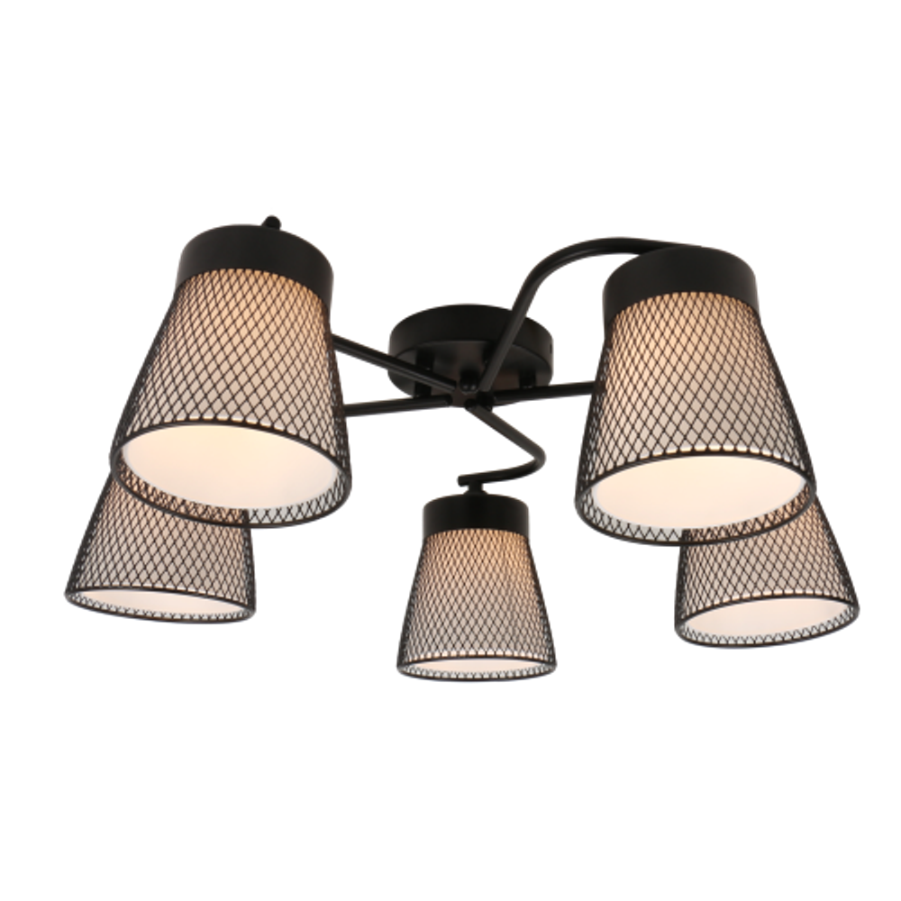 Люстра Rivoli Elina 5115-305 5хЕ27 40Вт лофт-кантри | Лофт-Кантри