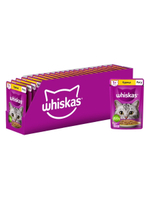Влажный корм Whiskas для взрослых кошек, рагу с курицей, 28 шт x 75 г