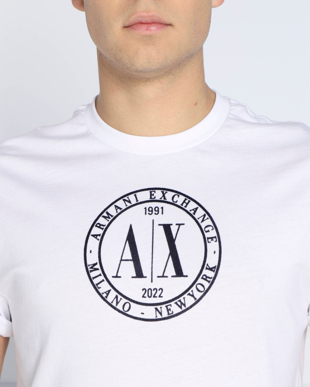 футболка Armani Exchange - белый(6LZTLE ZJGAZ)