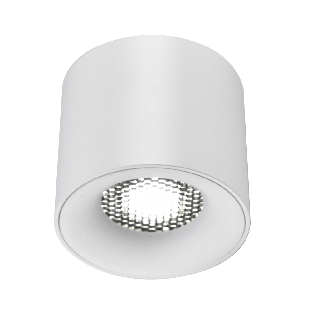 ST761.533.10 Светильник потолочный белый LED 1*10W 3000K 530Lm Ra 90 36° IP20 D80xH70 170-240VV