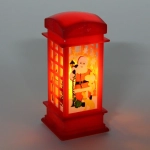 Сувенир с подсветкой «Телефонная будка» 5,2*11,5 см, Красный