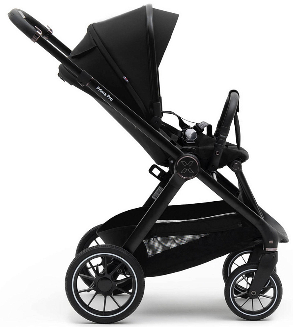 Коляска Agex Prima Pro 3 в 1 с автокреслом i-Safe Black APP626 Black (Черный)