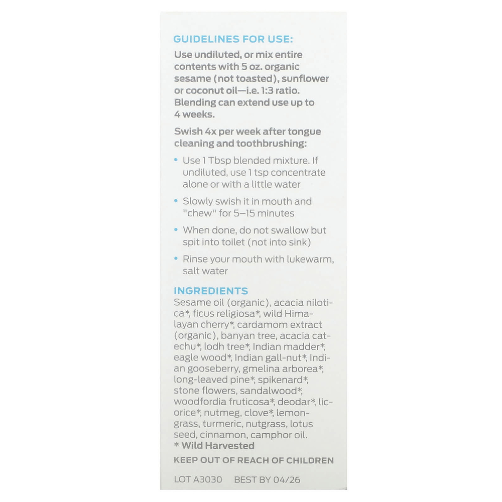 Dr. Tung's, Масляный концентрат, аюрведическая формула, 50 мл (1,7 жидк. унц.)