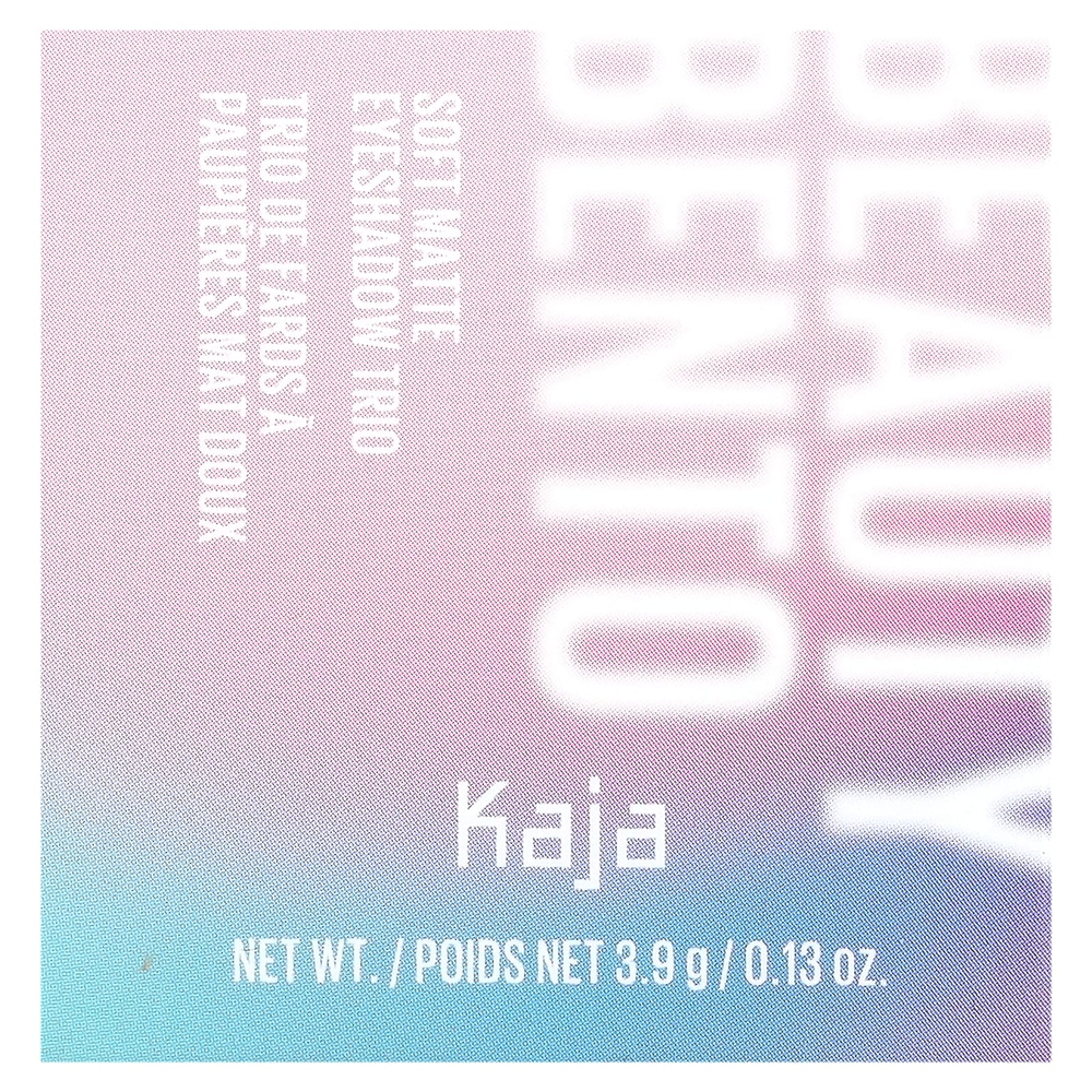 Kaja, Beauty Bento, трио мягких матовых теней, оттенок 14 нейтральных, 3,9 г (0,13 унции)