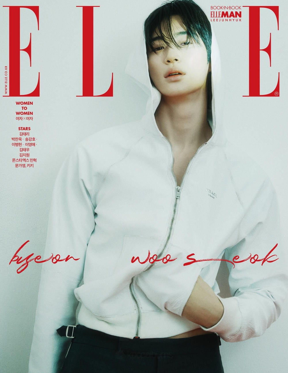 публикация ELLE - 2025.03 BYEON WOO SEOK G Type