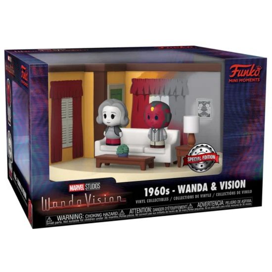 Фигурка Funko Mini Moments Marvel WandaVision Living Room 60s Wanda & Vision (Exc) 60957