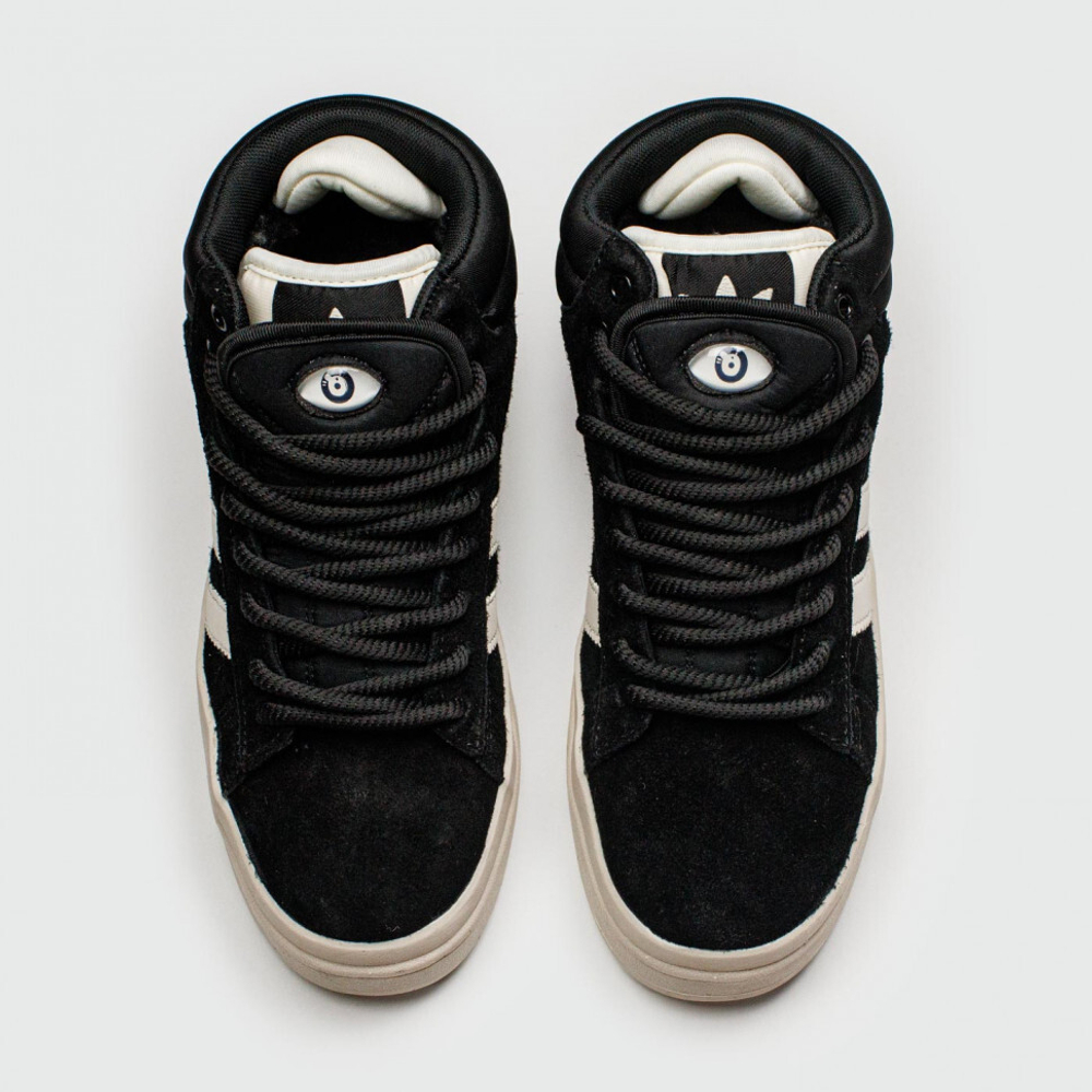 кроссовки Adidas Campus Mid Black / White Wmns Winter