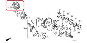 13011-MCE-305. RING SET, PISTON (STD.)