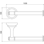 Держатель туалетной бумаги Aquatek Классик AQ4508PG Золото
