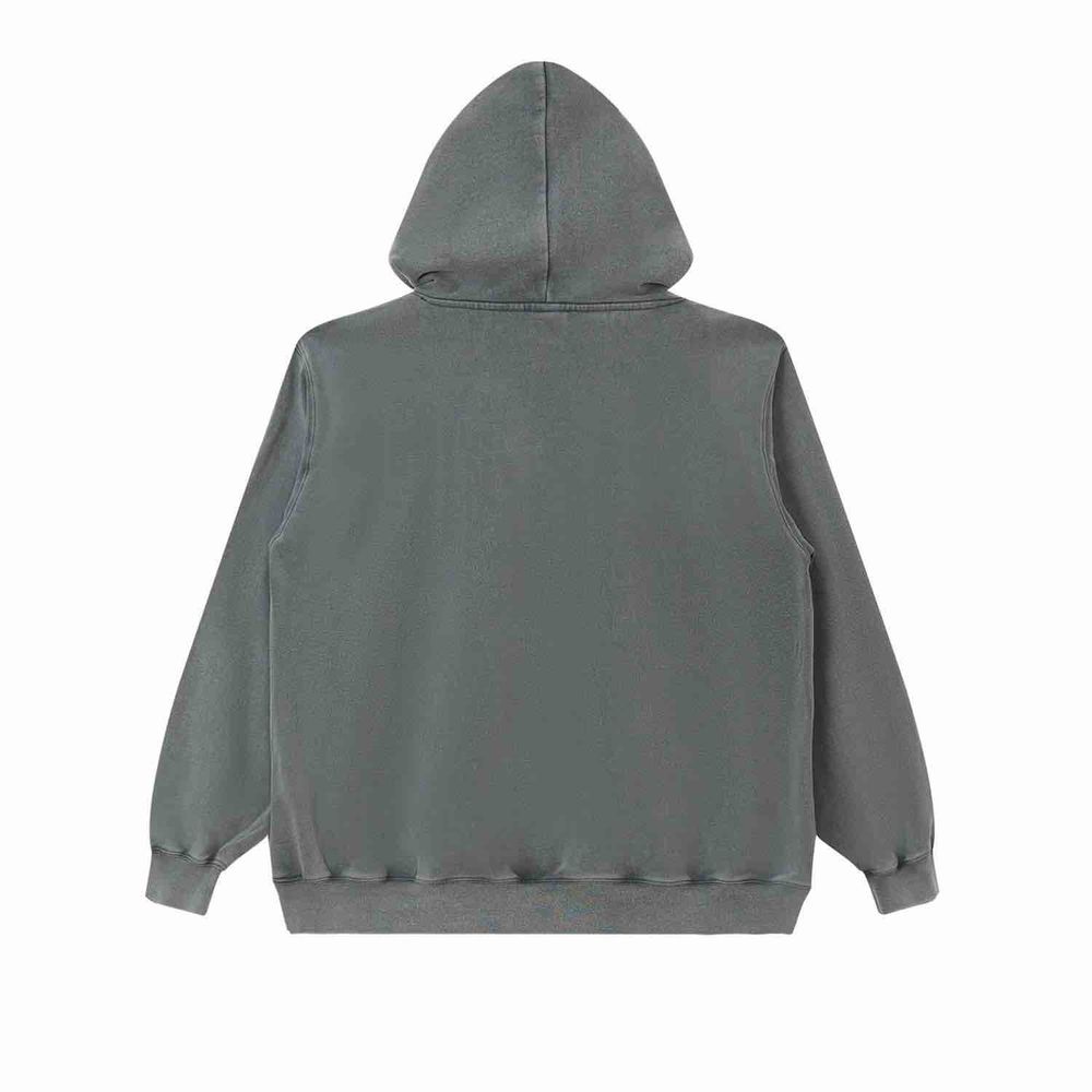 Худи CU8E Boxlogo Vintage серый