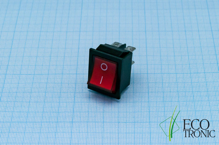 Выключатель красный