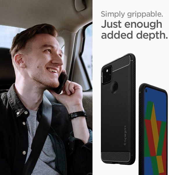 Чехол Spigen Rugged Armor для Google Pixel 5a 5G (2021) - Matte Black