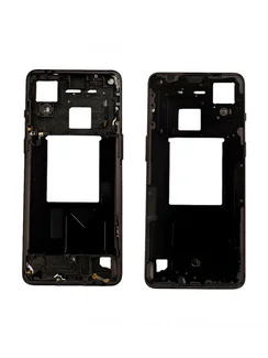 Средняя часть корпуса (рамка) для OnePlus 9RT черная (Dark Matter)