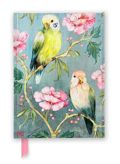 Bloknot \ Блокнот \ Notebook Sophie Adde: Two Parakeets (Foiled Journal)