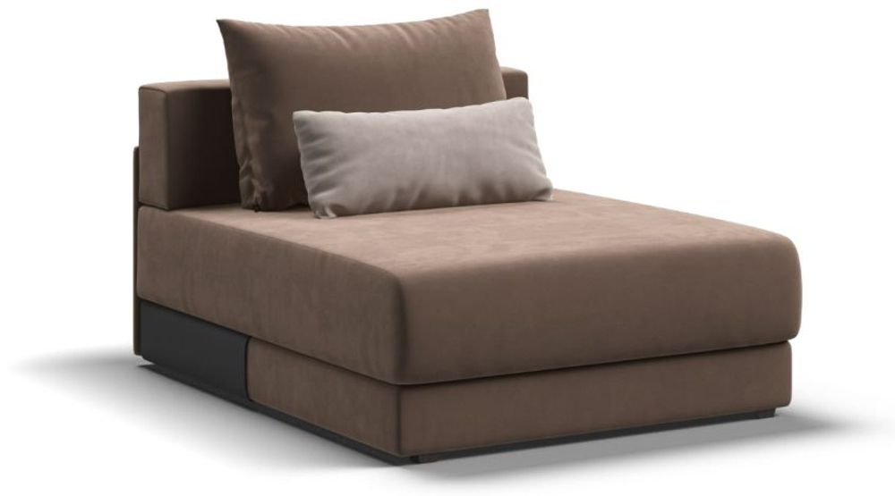 Ричмонд Модуль оттоманка Велюр Монолит мокко