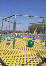 Качели-шар высотой 300 см, диаметр крепления на трубу 76 мм