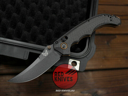 Нож Benchmade Mini Bedlam 865-02 Custom , рукоять Carbon Fiber