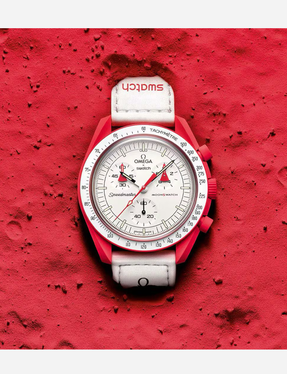 Наручные часы OMEGA x Swatch Moonswatch Mars