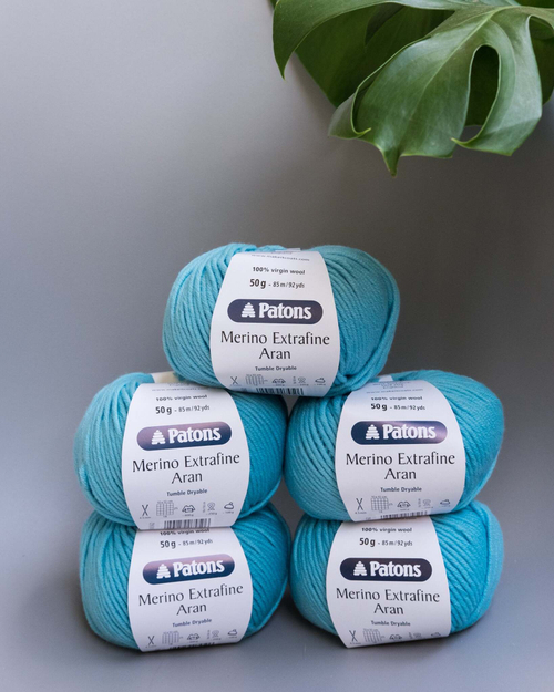 -60% Merino Extrafine Aran 5x50g — pool