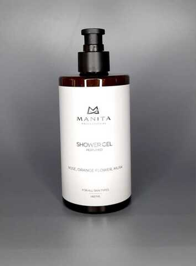 Manita Professional Гель для душа парфюмированный Rose, Orange, Flower Musk, 460мл