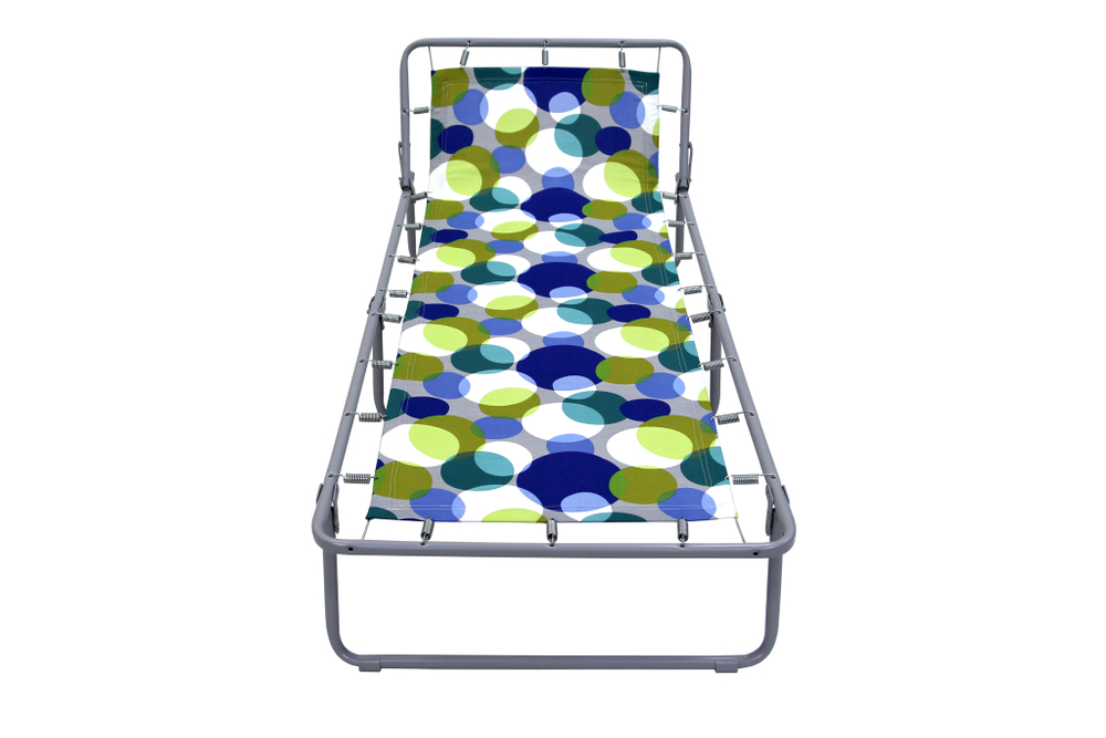 Кровать раскладная Юниор жесткая арт.С89/44г (цвет ткани разноцветный рис.круги (1 шт. в уп., гофрокартон)