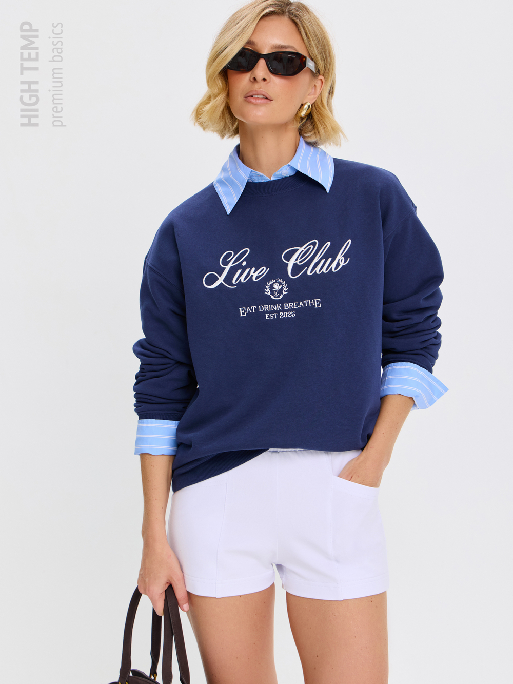 Экстра короткие шорты из футера