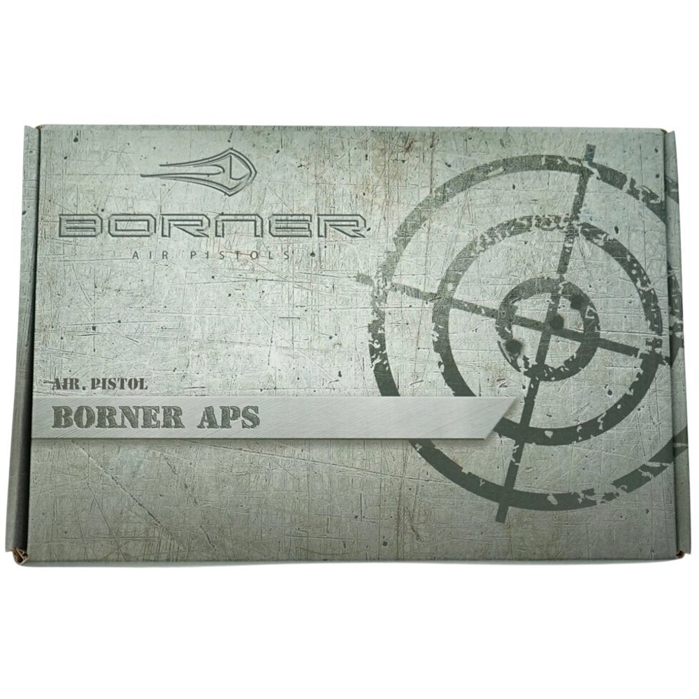 Пистолет пневматический Borner APS-S (Стечкин) Black, кал. 4,5 мм (пластик)