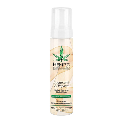 Гель-мусс для душа HEMPZ Sugarcane & Papaya Herbal Foaming Body Wash 250 мл