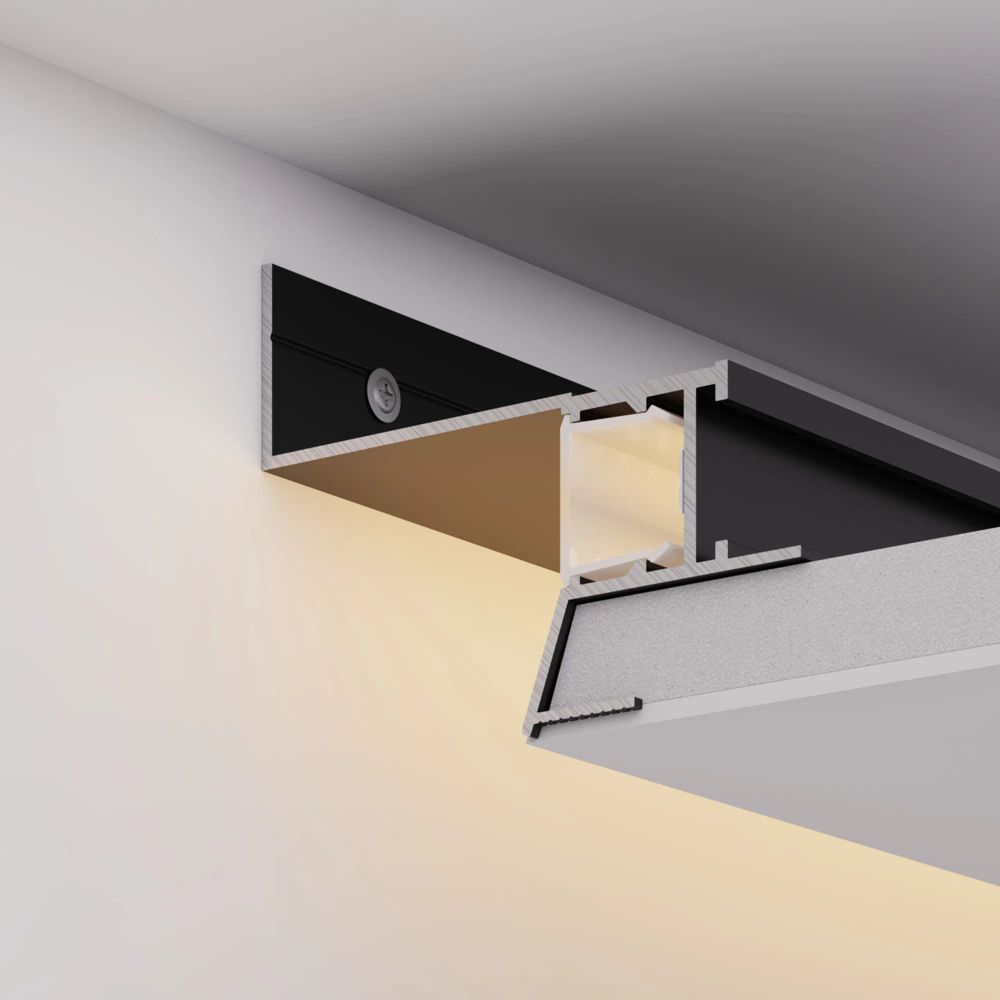 Профиль СEIL-S18-SHADOW-SIDE-3000 BLACK (Arlight, Алюминий) 047639