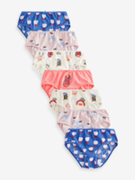 Трусы для девочки Next 412-189, 7 шт., Кремовый, Синий, Розовый