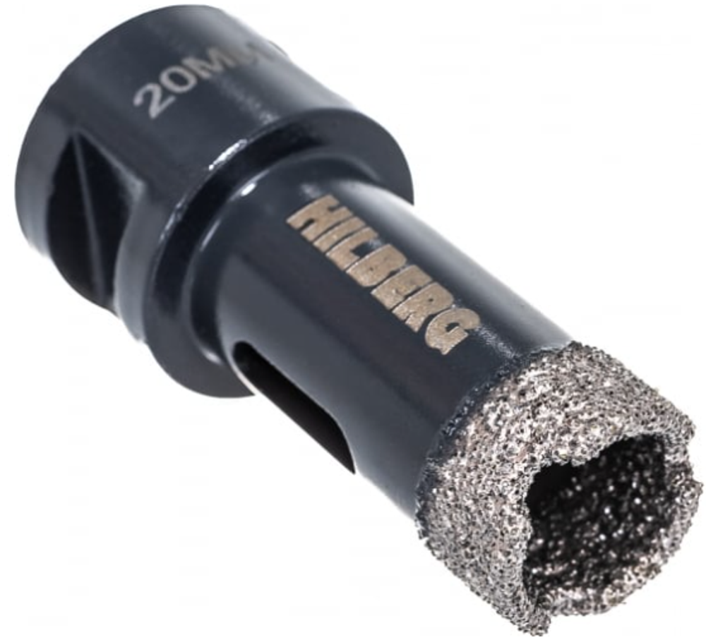 Коронка алмазная по керамике и керамограниту Super Hard (20 мм; M14) Hilberg HH620