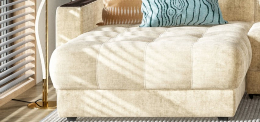 Босс пуф Шенилл Глосс беж (последний экземпляр)