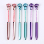 Ручка шариковая, автоматическая, Basir, синие чернила, серия "Diamond", с поворотным механизмом, 24 шт