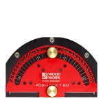 Линейка разметочная профессиональная 300 мм с транспортиром Woodwork RUL-300P